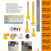 استوانه - استوانه ترافیکی - استوانه ایمنی - باطومی - اولوکس - فروش باطومی زرد
